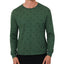 Lacoste All Over Croc Print Long - Sleeve Thermal Sleep Shirt - GREEN