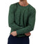 Lacoste All Over Croc Print Long - Sleeve Thermal Sleep Shirt - GREEN