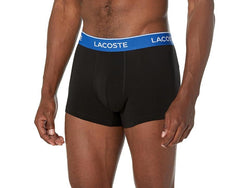 Lacoste Trunks 3 - Pack Casual Classic Colorful Waistband (Black/Marina/Overview/Graphite) Underwear multi thumbnail 2