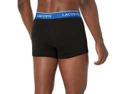 Lacoste Trunks 3 - Pack Casual Classic Colorful Waistband (Black/Marina/Overview/Graphite) Underwear multi thumbnail 3