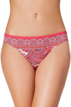 Lauren Ralph Lauren Aegean Paisley Bikini Bottom in Pink thumbnail 2