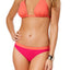 Lauren Ralph Lauren Beach Club Banded Waist Bikini Bottom in Pink/Coral