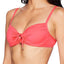 Lauren Ralph Lauren Beach Club Solids Underwire Loop Front Bikini Top in Coral Reef
