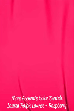 Lauren Ralph Lauren Beach Club Solids Wide Banded Hipster Bottom in Raspberry thumbnail 4