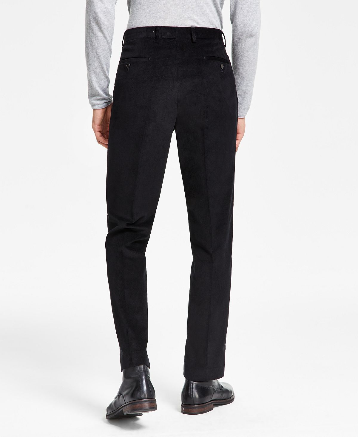 Lauren Ralph Lauren Classic-fit Stretch Corduroy Performance Pants Black