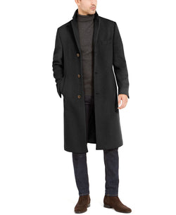 Lauren Ralph Lauren Columbia Classic-fit Overcoat Charcoal thumbnail 1