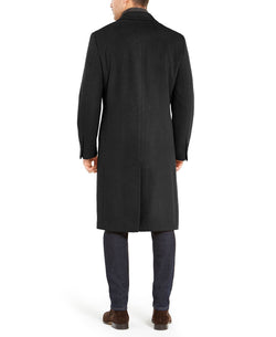 Lauren Ralph Lauren Columbia Classic-fit Overcoat Charcoal thumbnail 3