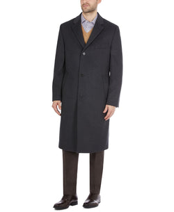 Lauren Ralph Lauren Columbia Classic-fit Overcoat Charcoal thumbnail 4