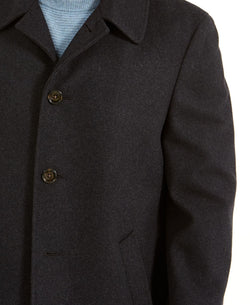 Lauren Ralph Lauren Jake Classic-fit Ledric Overcoat Charcoal Plain thumbnail 3