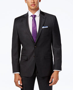 Lauren Ralph Lauren Solid Ultraflex Classic-fit Wool Jacket Charcoal thumbnail 1