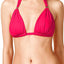 Lauren Ralph Lauren Triangle Halter Bikini Top in Raspberry