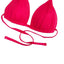 Lauren Ralph Lauren Triangle Halter Bikini Top in Raspberry