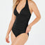 Lauren Ralph Lauren Tummy-control Halter One-piece Swimsuit Black