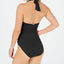 Lauren Ralph Lauren Tummy-control Halter One-piece Swimsuit Black