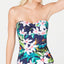Lauren Ralph Lauren Watercolor Tropical Print Tummy-control Twist-front Tankini Top Watercolor Tropical Floral