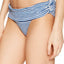 Lauren Ralph Lauren White/Blue Painterly Stripe Banded Hipster