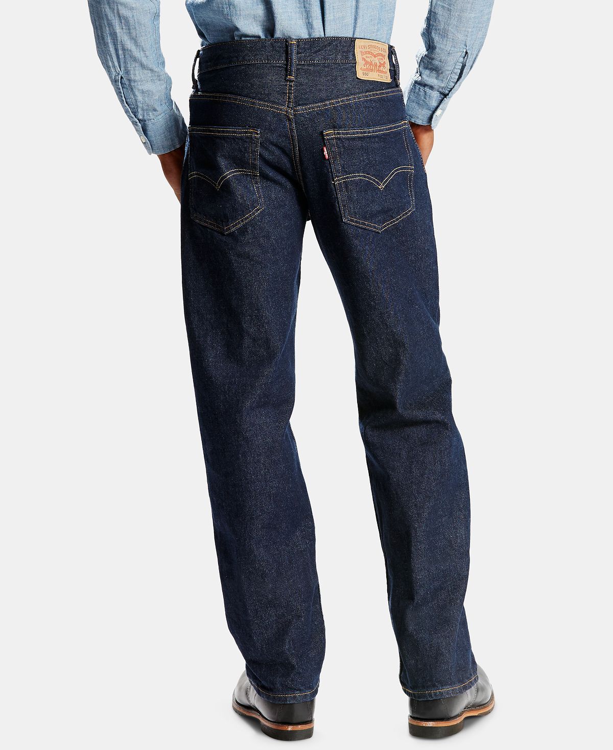 Levi's Big & Tall 550 Relaxed Fit Jeans Rinse