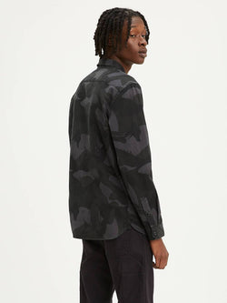 Levi's Printed Jackson Worker Shirt Black thumbnail 1