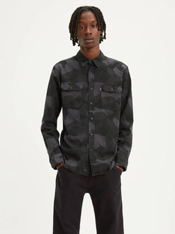 Levi's Printed Jackson Worker Shirt Black thumbnail 2