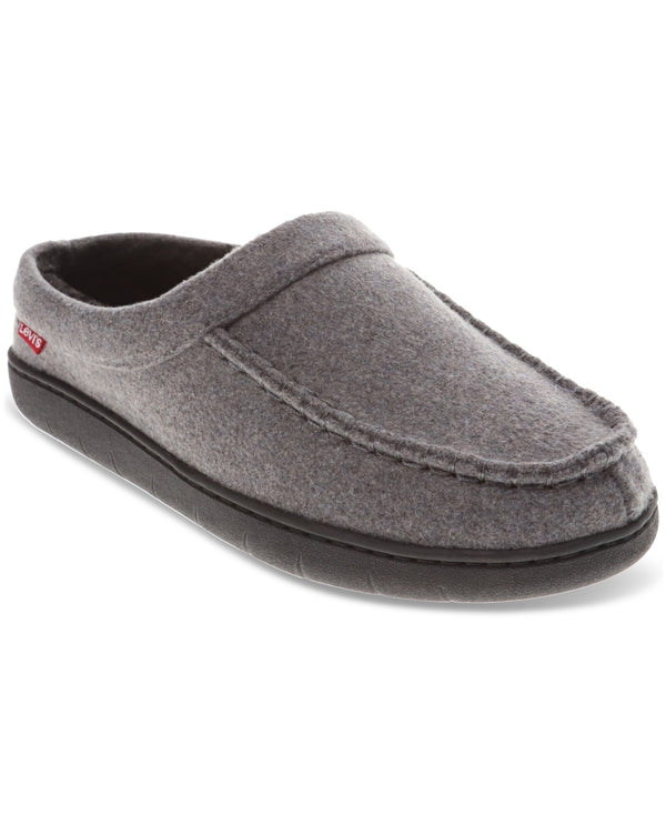 Levi's Victor Faux - Sherpa Slippers Charcoal