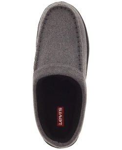 Levi's Victor Faux - Sherpa Slippers Charcoal thumbnail 4