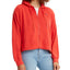 Levi's wo Fleece Zip-up Hoodie Red