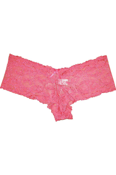 Linda Hartman PLUS Azaleaf-Pink Lace Bootyshort