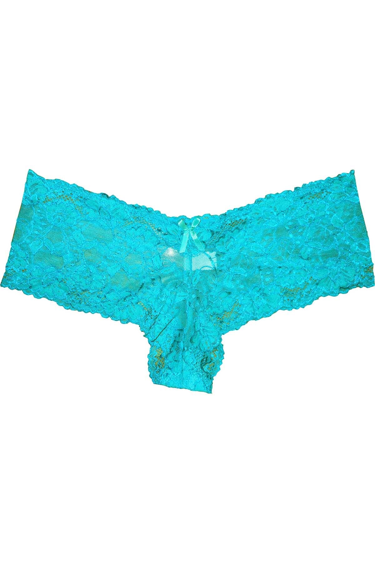 Linda Hartman PLUS Tropical-Green Lace Bootyshort