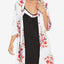 Linea Donatella Floral-print Chemise Nightgown & Wrap Robe Set Iroy Black