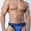 Linebacker Blue Mesh Jockstrap