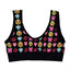 Little Black Panties Black 'Big Girls' Diamond-Emojis Bralette