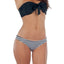 Lolli Front Tie Bandeau Top in Black