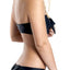 Lolli Front Tie Bandeau Top in Black