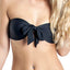 Lolli Front Tie Bandeau Top in Black