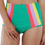 Lolli Green & Stripes High Waisted Bottom