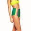 Lolli Green & Stripes High Waisted Bottom