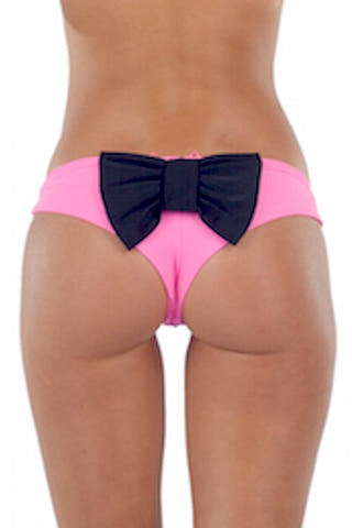 Lolli Hot Pink Bow Bottom