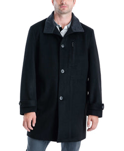 London Fog Clark Classic-fit Overcoat Black thumbnail 4