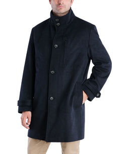 London Fog Clark Classic-fit Overcoat Navy thumbnail 2