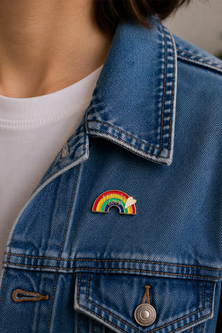Love Is Love Rainbow Arc Enamel Pin