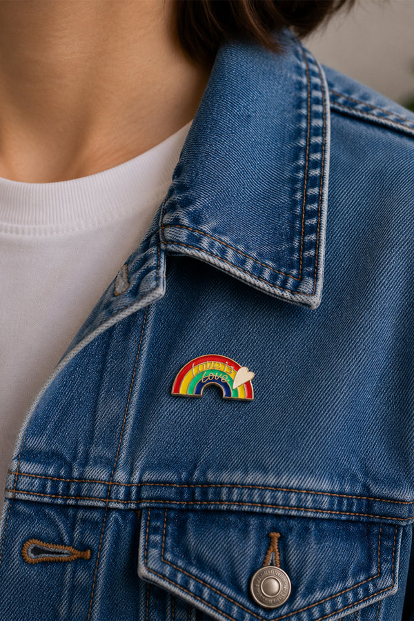 Love Is Love Rainbow Arc Enamel Pin