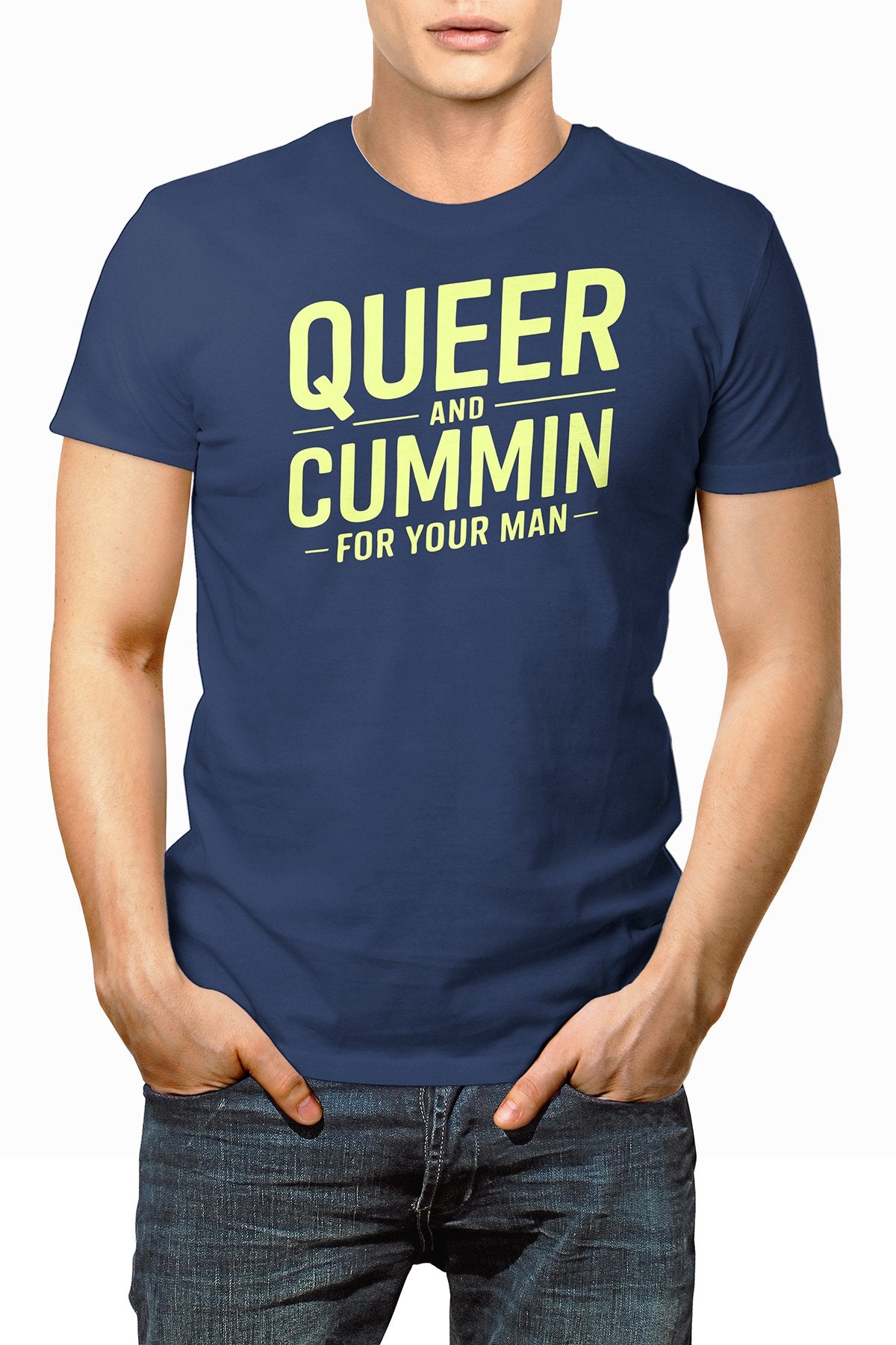 LowTee Cummin For Your Man Graphic Tee