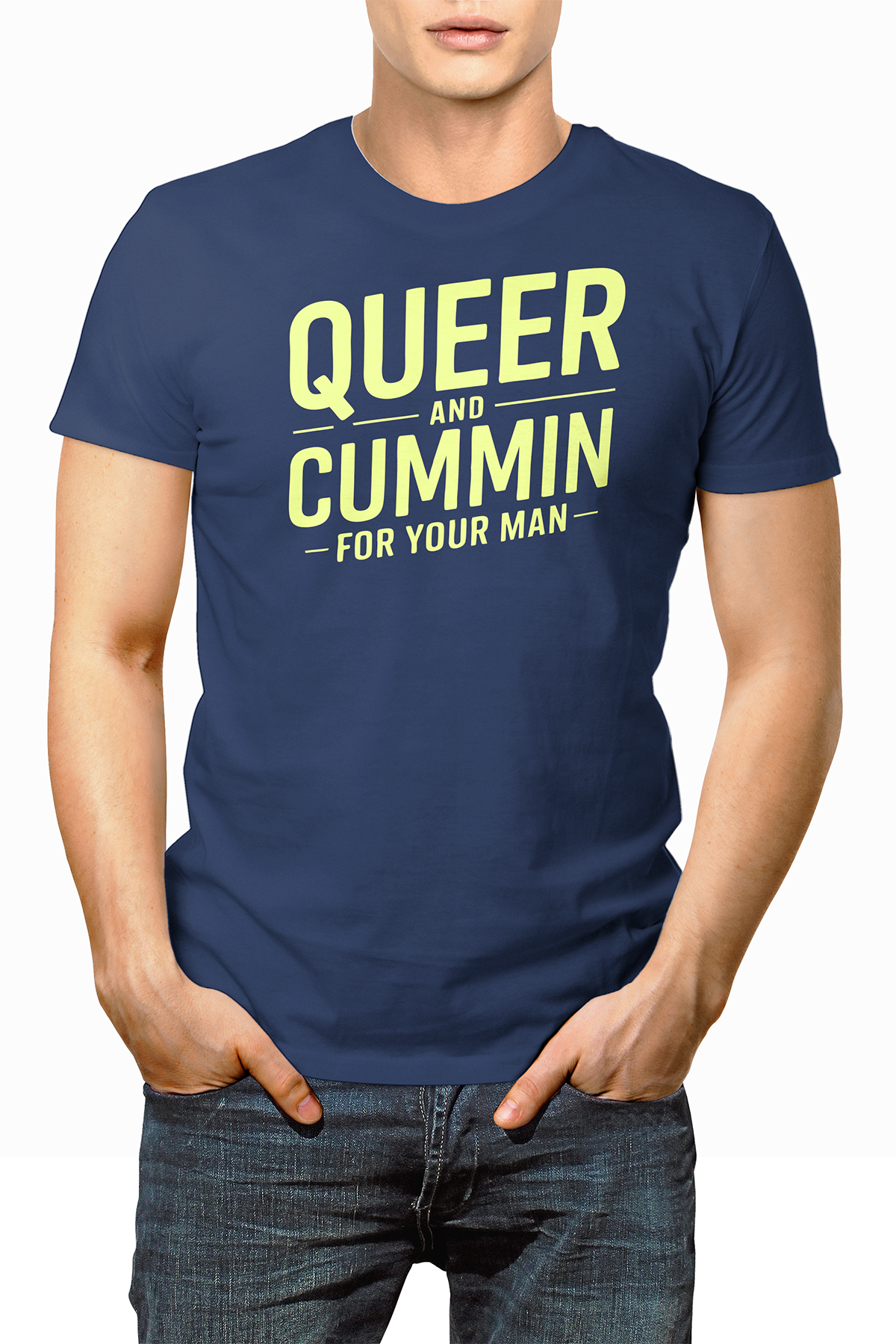 LowTee Cummin For Your Man Graphic Tee