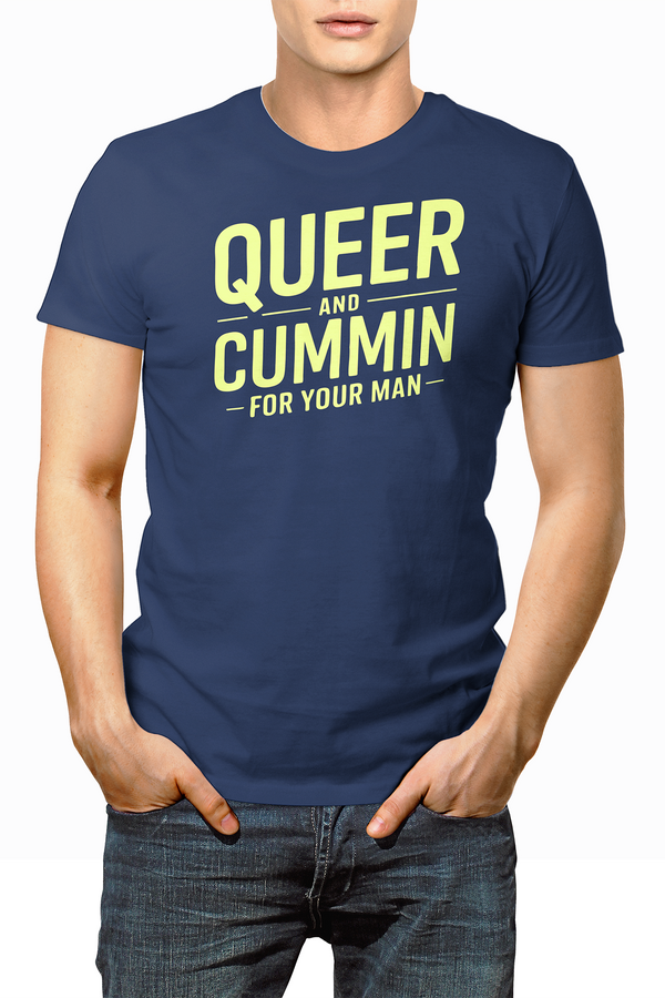 LowTee Cummin For Your Man Graphic Tee