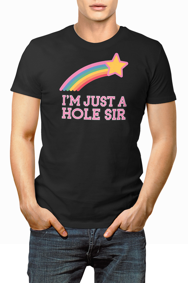 LowTee Just A Hole Graphic Tee