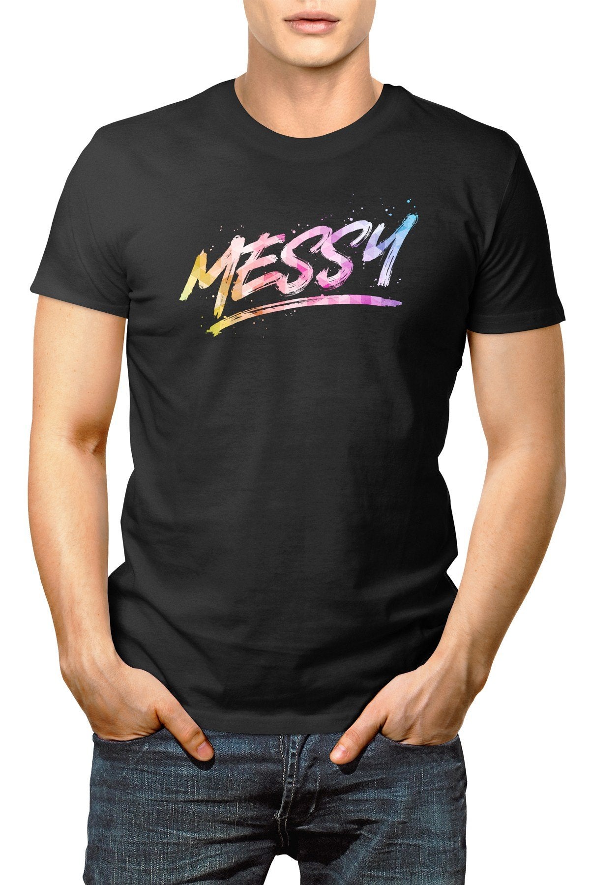 LowTee Messy Graphic Tee