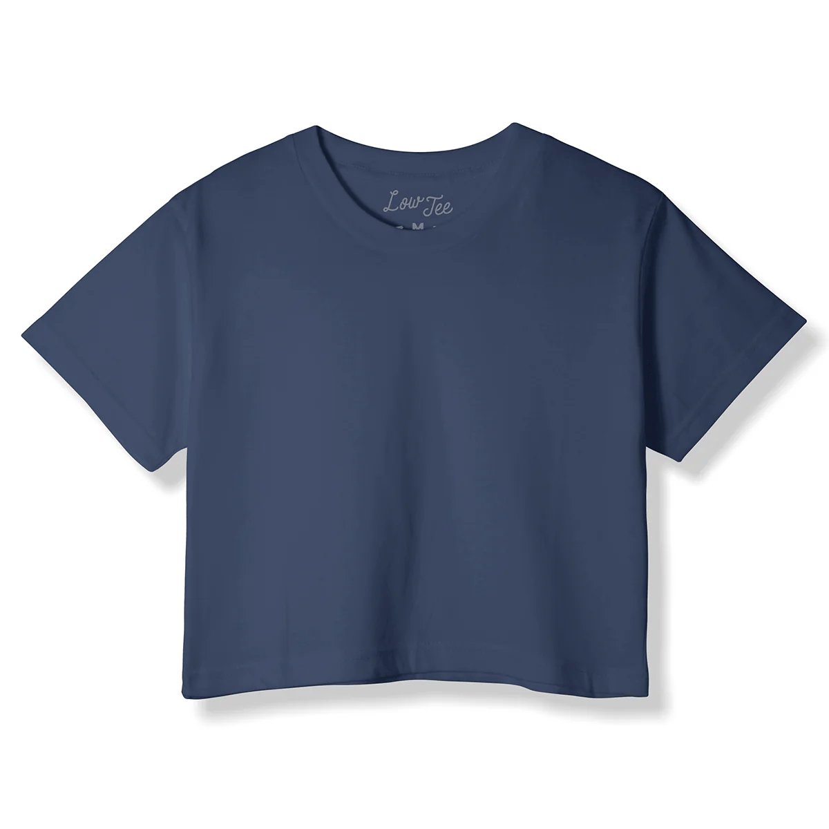 LowTee Navy Crop Top