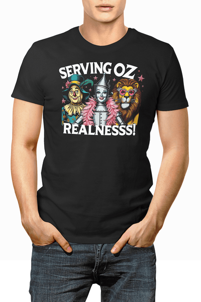 LowTee Serving Oz Realnesss Graphic Tee