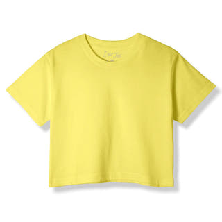LowTee Yellow Crop Top