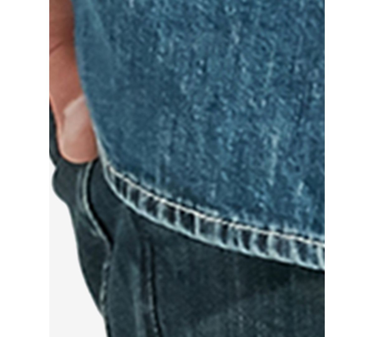 Lucky Brand 221 Original Straight Fit Jeans Blue Gold